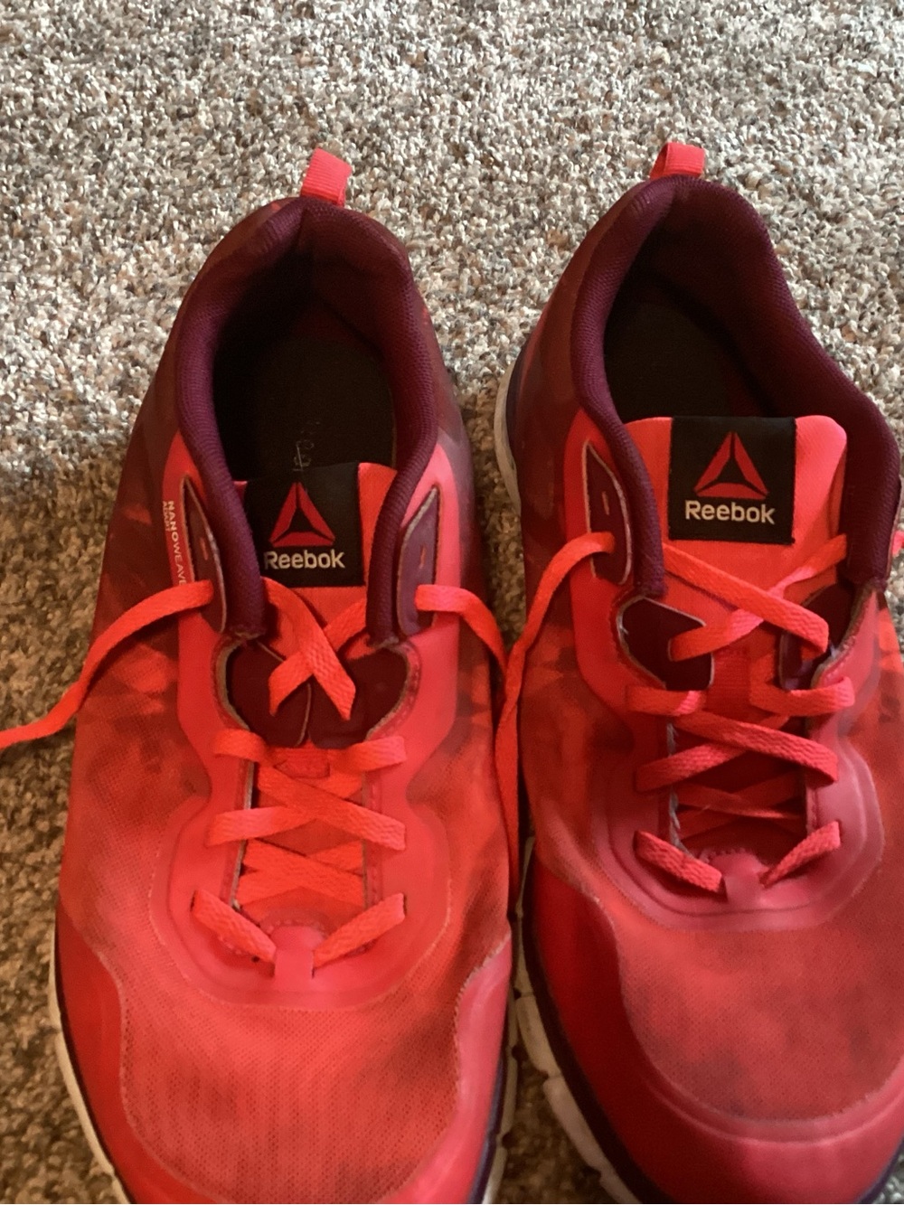 Reebok Men’s Red Athletic Running Shoes